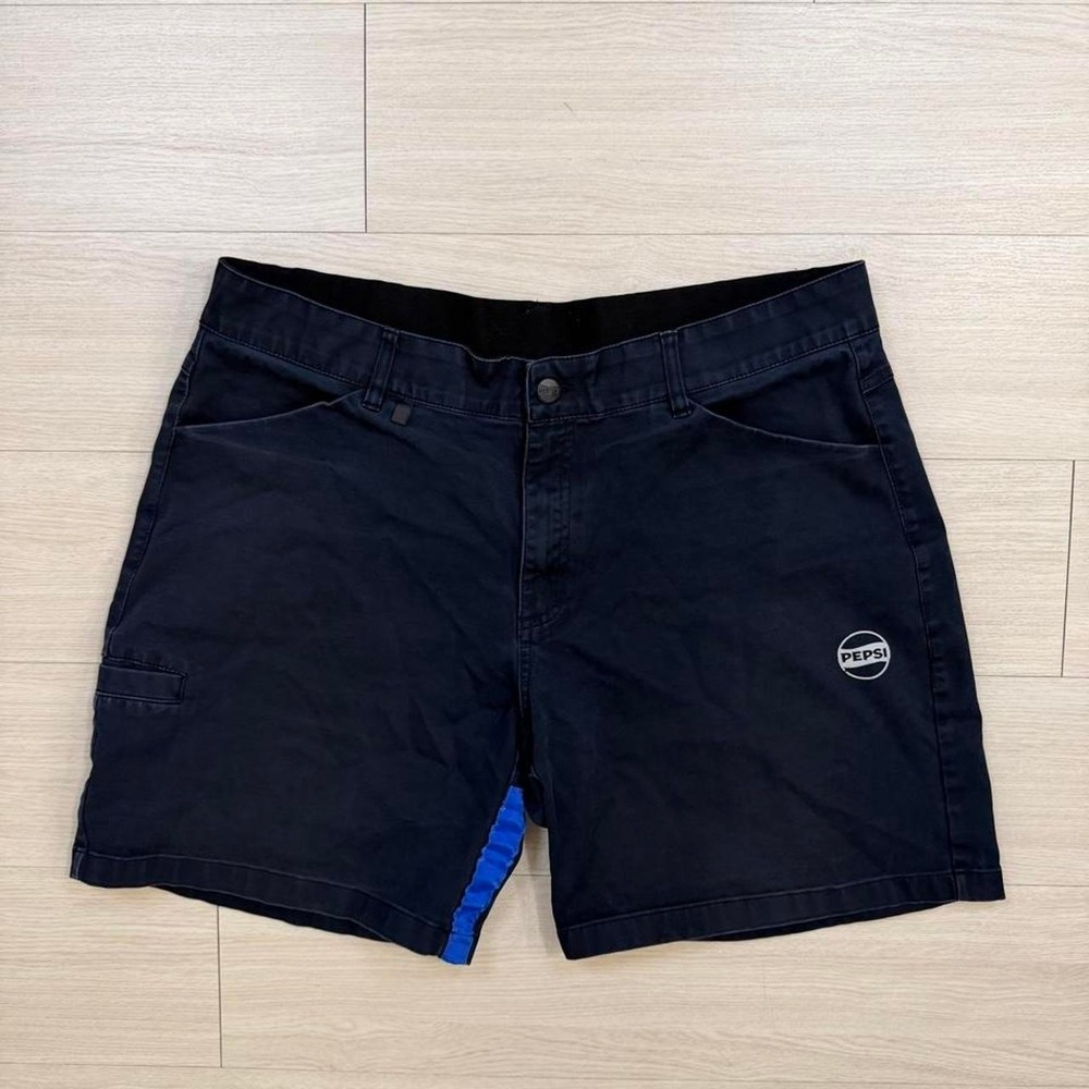 Y2K Pepsi Utility Work Shorts Mens Size 38 Workwear